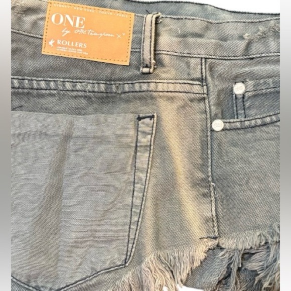 One Teaspoon Rollers Distressed Jean Shorts NWT - Picture 7 of 7